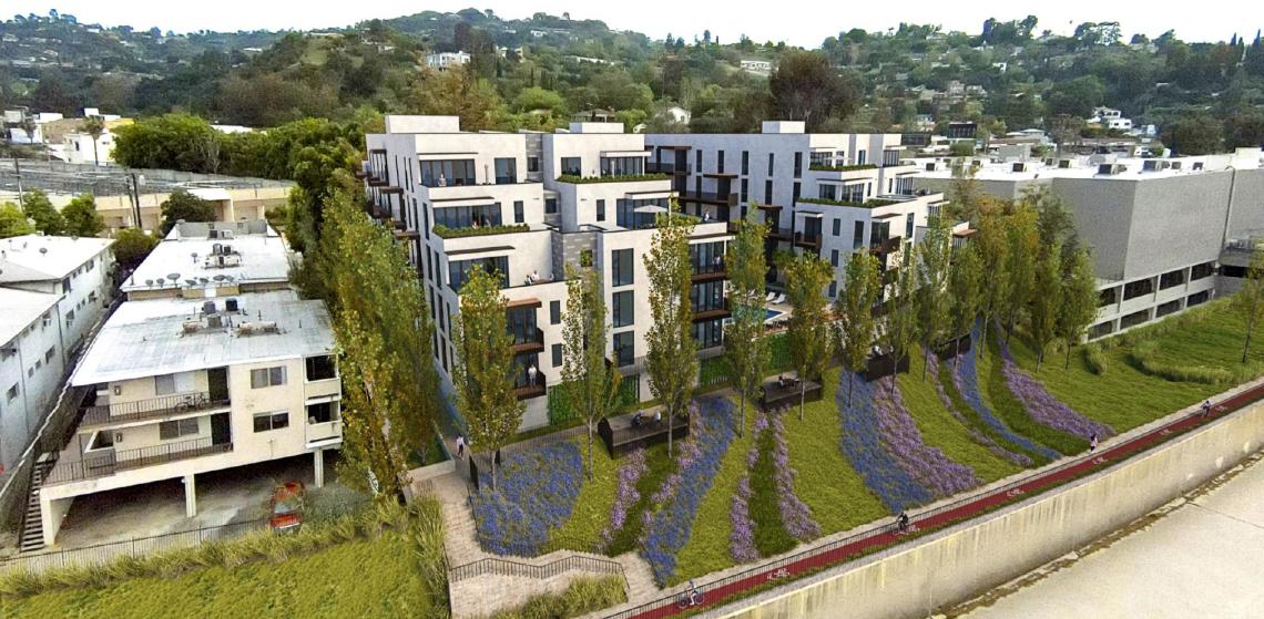 Los Angeles River-adjacent apartments move forward at 4260 N